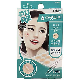 Hình ảnh Review Miếng Dán Hỗ Trợ Trị Mụn Somaderm Spot (Hộp 12 miếng) Young Chemical 