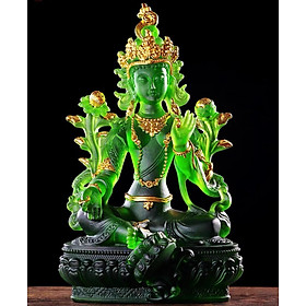 Mua LỤC ĐỘ MẪU GREEN TARA - tượng cao 22cm mạ vàng