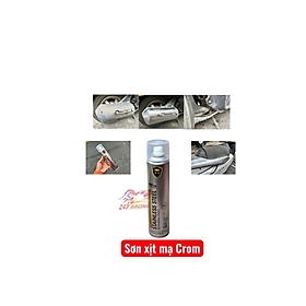 Sơn xịt mạ Crom Sáng Bóng tích hợp xi mạ chống rỉ siêu bền , phục hồi như mới hàng chất lượng