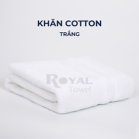 Khăn Tắm Gội Đầu Lau Mặt ROYAL TOWEL Dùng Cho Gia Đình Spa Khách Sạn 100% Cotton Thấm Hút Không Ra Màu