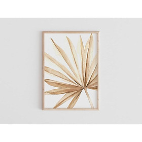 Mua Tranh treo tường | Tranh màu nước - Dried Palm Leaf Print  Tropical Decor Plant  Botanical