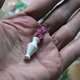 Mua KHO-HN * Mô hình chậu cây hoa mini dùng trang trí tiểu cảnh  terrarium  nhà búp bê  DIY