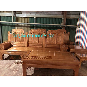 Mua Bộ bàn ghế phòng khách gỗ sồi Mỹ