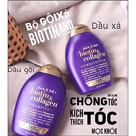Bộ 2 Chai Dầu gội đầu và dầu xả OGX - Dung Tích 385ml