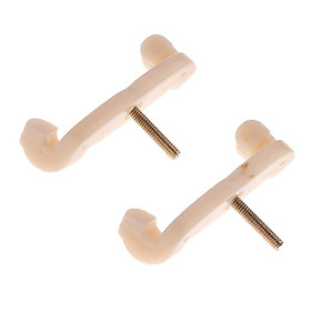 2x Violin Shoulder Rest Replacement Feet 3/4 4/4  Parts Accessory