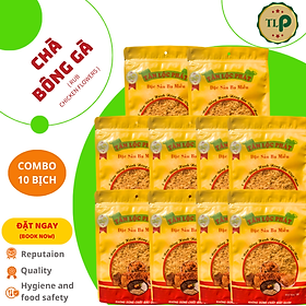 CHÀ BÔNG GÀ TÂN LỘC PHÁT COMBO 10 BỊCH - MỖI BỊCH 100G