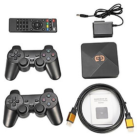 Máy chơi game đa năng RetroArch G5 PS1 NES Sega GBA kiêm Android TV Wifi (tay cầm có dây 50000 game)