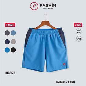 Quần đùi Big Size thể thao nam Fasvin D20209.HN vải mềm mại co giãn thoải mái