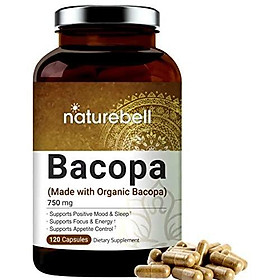 >> BÁO GIÁ loa jbl made in usa | Shopee Lazada Sendo Tiki mới nhất 38 Bacopa Capsules 750mg (Made with Organic Bacopa), 120 Counts, Nootropics for Brain Booster for Enhanced Mental Focus and Memory, Non-GMO and Made in USA