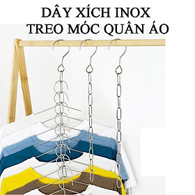 Mua Móc Xích Treo Quần Áo Tiết Kiệm Diện Tích 10 Móc