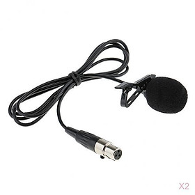 Set of 2 -    Microphone for  3-Pin XLR 3.3ft Clip On