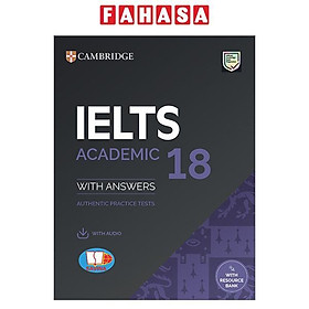 Cambridge IELTS 18 Academic - With Answer + Audio
