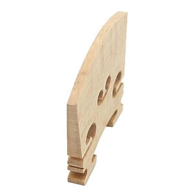 3X Replacement Maple Bridge for 1/4 Violin Parts 3.93x3.34x0.5cm Wood Color
