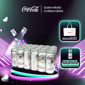 Thùng/Lốc 24 Lon Nước Ngọt Giải Khát Có Ga Coca-Cola Plus (Foshu) 320ml/Lon Sale 4.4 Coca-Cola Official Store