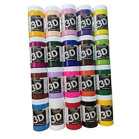 Combo 20 Màu vẽ Acrylic 3D 300ml