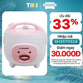 Nồi Cơm Điện Nắp Gài Sunhouse SHD8217W (1.2L) - Hàng chính hãng