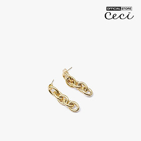 CECI - Khuyên tai nữ mắc xích cá tính CC1-02000135