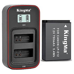 Mua Pin sạc Ver 3 Kingma cho Canon LP-E12 (Sạc Type C siêu nhanh)  Hàng chính hãng