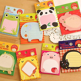 Giấy Note - Giấy Ghi Chú Hình Động Vật Xinh Xắn