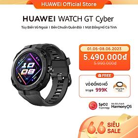 Mua Đồng Hồ Thông Minh HUAWEI WATCH GT Cyber |Tùy Biến Vỏ Ngoài | Bền Chuẩn Quân Đội | Mặt Đồng Hồ Cá Tính | Hàng Chính Hãng