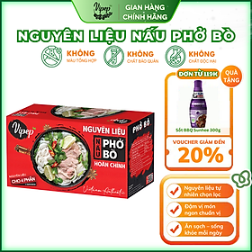 Nguyên Liệu Nấu Phở Bò Hoàn Chỉnh Vipep 320G - Gia vị Vipep