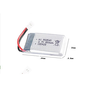 Pin 3.7v 800mah Máy bay điều khiển từ xa Flycam có mạch xả 25c sạc lại nhiều lần