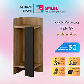 Mua Kệ Đầu Giường Nhỏ Gọn Thiết Kế Đa Năng SMLIFE Nassau Cạnh Phải