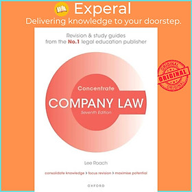Sách - Company Law Concentrate - Law Revision and Study Guide by Dr Lee Roach (UK edition, paperback)