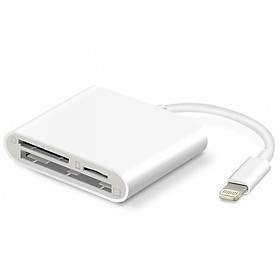Mua Đầu đọc thẻ USB Lightning cho thẻ nhớ CF/SD/TF/MS - Hàng nhập khẩu