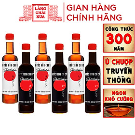 Đặc Sản Phan Thiết - Combo 3 Nước Tương Shiitake và 3 Nước Mắm Shiitake Chai Nhựa Cao Cấp 525Ml Từ Nấm Ngọt Shiitake Và Đậu Nành Nhật Bản