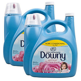 Nước xả làm mềm vải của Mỹ Downy Ultra April Fresh 4.08L loại đậm đặc (204 Loads)