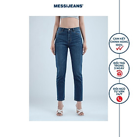 Quần jeans nữ ống ôm dài 9 tấc MESSI WJF0154-21