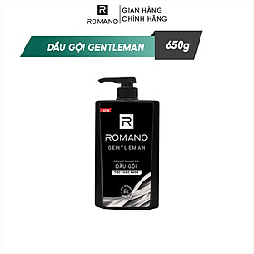 Dầu gội cho nam Romano Gentleman cho tóc chắc khỏe chai 650ml