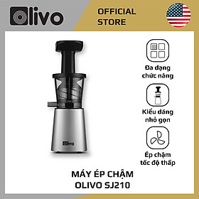 Máy Ép Chậm Olivo SJ210 [CHÍNH HÃNG] Làm Kem, Ép Rau Củ Quả, Ép Đậu Nành 3 Trong 1, Ép Kiệt Bã 99% Thiết Kế Đột Phá, Dễ Dàng Vệ Sinh