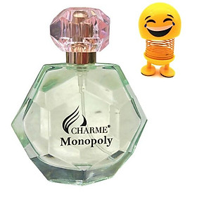 Nước hoa Nữ Charme Monopoly 50ml -   Tặng Kèm Thú Nhún Mặt Cười Siêu Dễ Thương