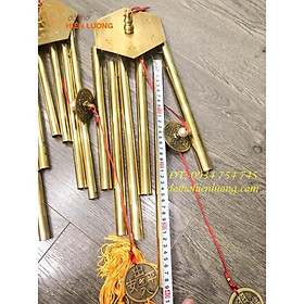 Mua Chuông gió bằng đồng 6 ống loại đẹp cỡ to