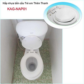 Mua Nắp bồn cầu trẻ em phổ thông  nắp đậy bồn cầu trường mẫu giáo KAG-NAP01