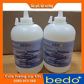 keo dán ab 2 thành phần, trong suốt