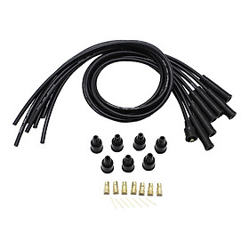 8mm HT Ignition Wires Easy to Use Universal for 6 Cylinder Classic Cars