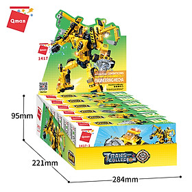 Đồ chơi xếp hình, lắp ráp lego Qman 1417 - Người máy kĩ thuật (479 mảnh ghép)