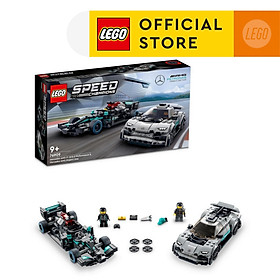 LEGO Speed Champions 76909 Siêu Xe Mercedes-AMG F1 W12 E Performance & Mercedes-AMG Project One (564 chi tiết)