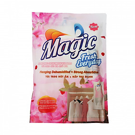 Túi hút ẩm hương hoa hồng Magic
