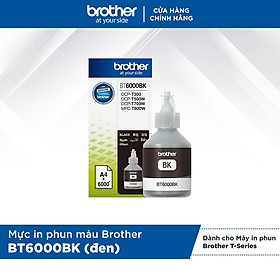 Brother BT6000BK Ink Cho DCP-T300/T700W/MFC-T800W (Đen) - Hàng Chính Hãng