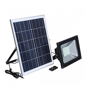 Đèn pha led sân vườn năng lượng mặt trời có remote 20W A3 - 3608