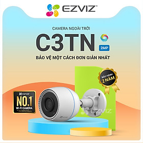 Camera WI-FI EZVIZ C3TN 2MP, Ngoài Trời, Không/Có Màu Ban Đêm, IP67 Chống Nước--Hàng Chính Hãng