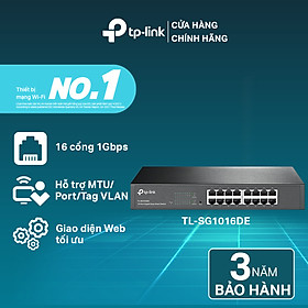 Bộ Chia Tín Hiệu Thông Minh TP-Link TL-SG1016DE Easy Gigabit 16 Cổng - Hàng Chính Hãng