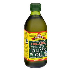 Dầu Olive Ép Lạnh Hữu Cơ Bragg 473ml - Extra Virgin Olive Bragg 473ml