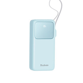 Pin sạc dự phòng 20000mAh YOOBAO PDL20/Q22 22.5W kèm cáp type-C màn hình hiển thị % pin Sạc nhanh chuẩn PD20W QC3.0 SCP22.5W Pin Dự Phòng - Hàng chính hãng