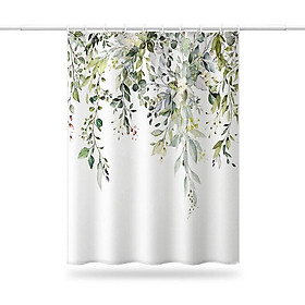 Bức rèm tắm hoa 1pc, vòi hoa sen trong vải polyester không thấm nước, có thể giặt bằng máy, sấy khô nhanh, 180x180cm cho bồn tắm hoặc phòng tắm