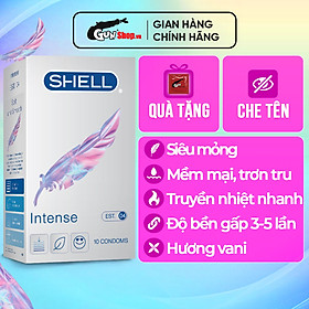 Bao cao su Shell Seahorse - Kéo dài thời gian - Hộp 10 cái